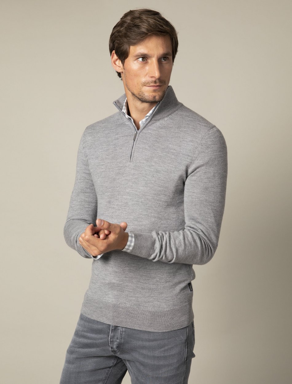 Merino half zip Clearance