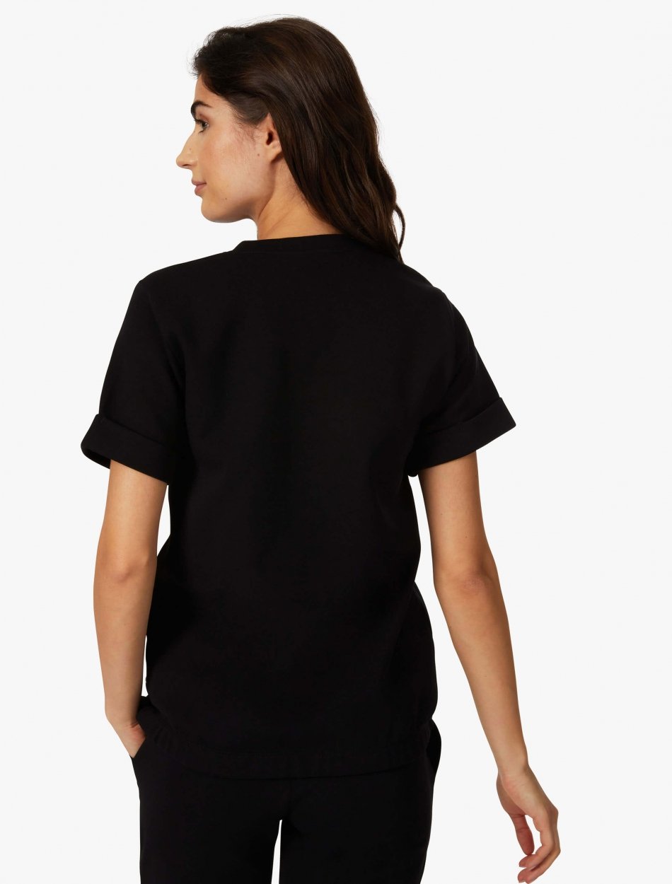 Esta Sweat Tee Black | Cavallaro Napoli