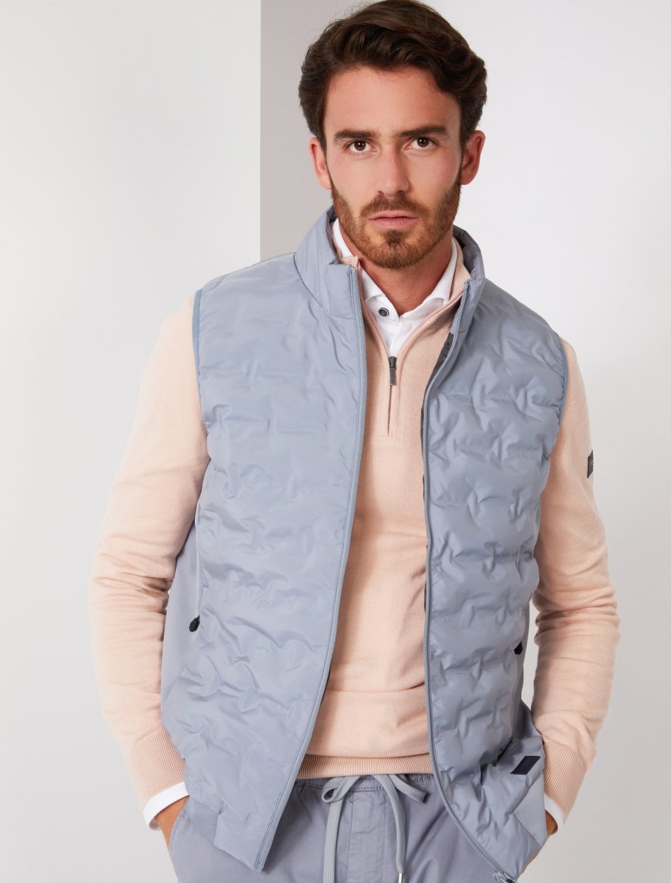 sessie Tijdreeksen barricade Quilto Bodywarmer Blauw | Cavallaro Napoli