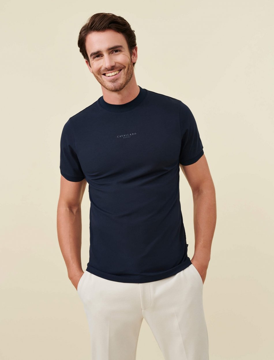 T shirt donkerblauw store