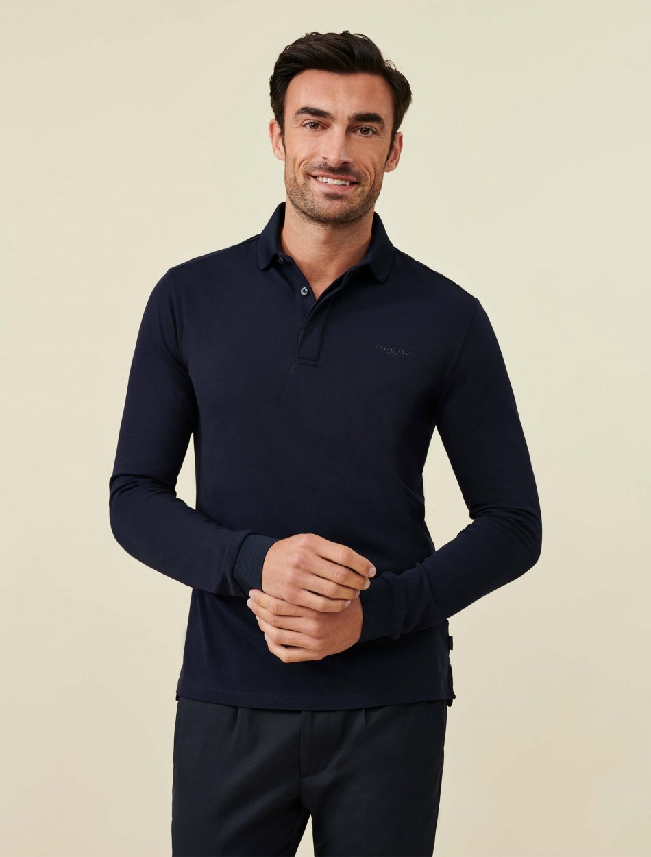 polo t shirt dark blue