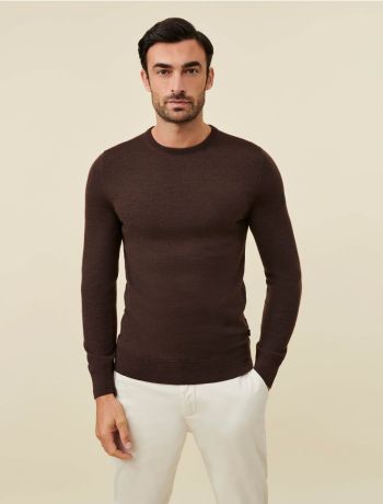Merino R-neck Trui