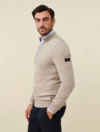 Merino Half Zip Pullover
