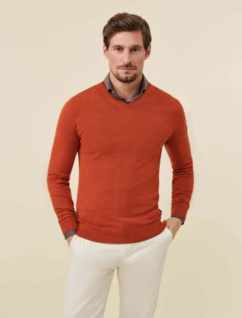Merino V-Neck Pullover
