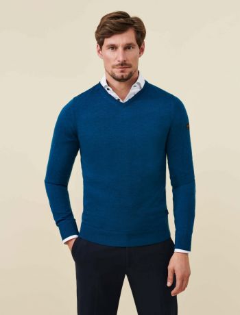 Merino V-Neck Pullover