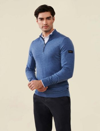 Merino Half Zip Pullover
