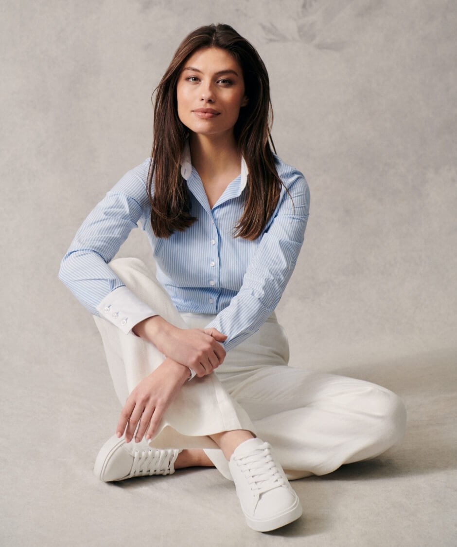 Bandelia Blouse Lichtblauw