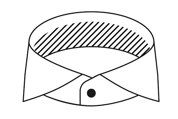 Tekening Widespread Kraag